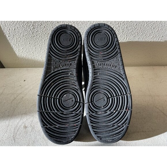 Nike Court Borough Mid 2 GS 'Triple Black' CD7782-001 Boys Size 5.5Y - Picture 9 of 9